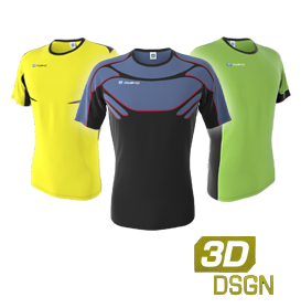 Detail Design Baju Esport Polos Nomer 37