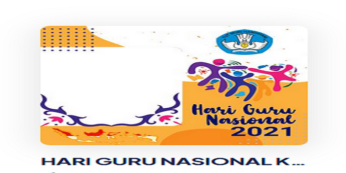 Detail Design Banner Hari Guru Nomer 3