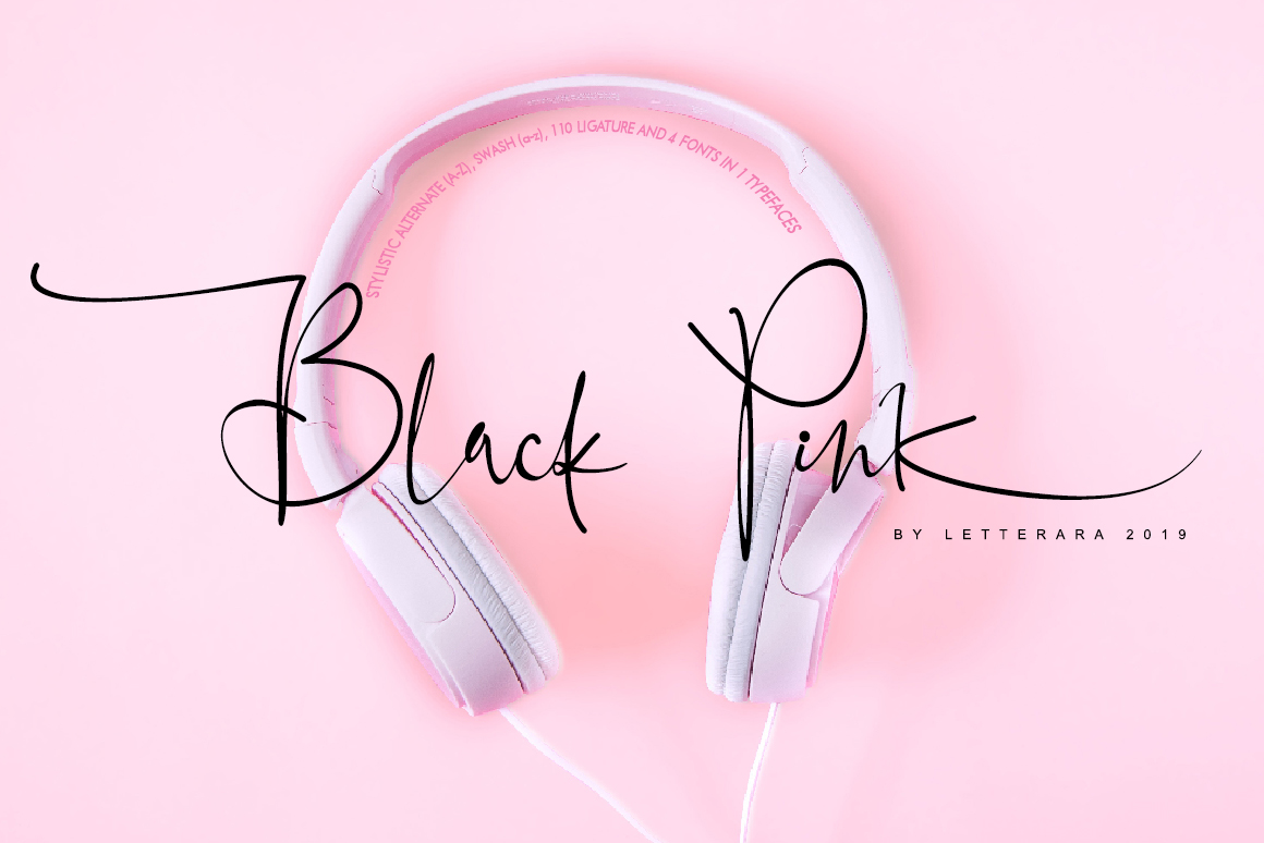 Detail Design Black Pink Logo Nomer 12