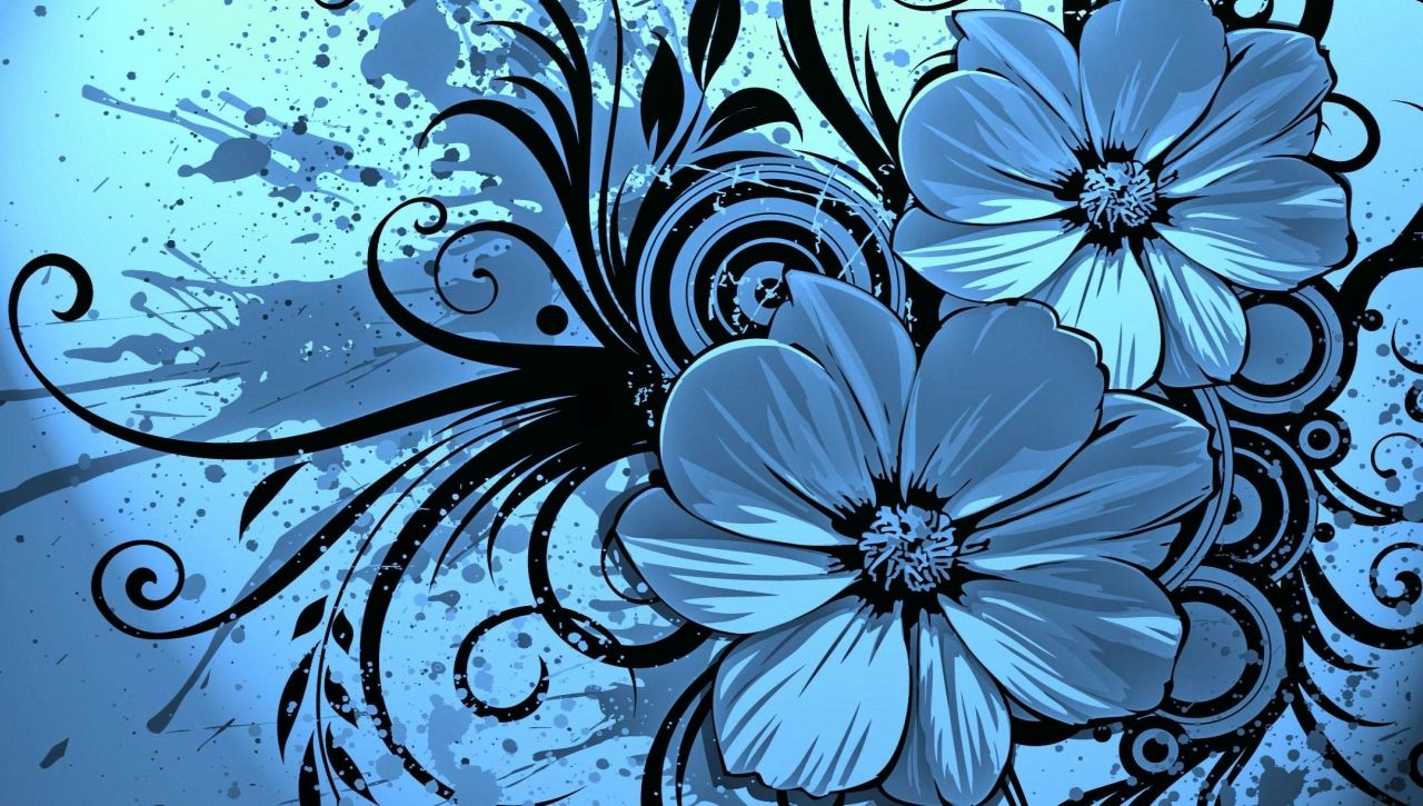 Detail Design Blue Background Nomer 50