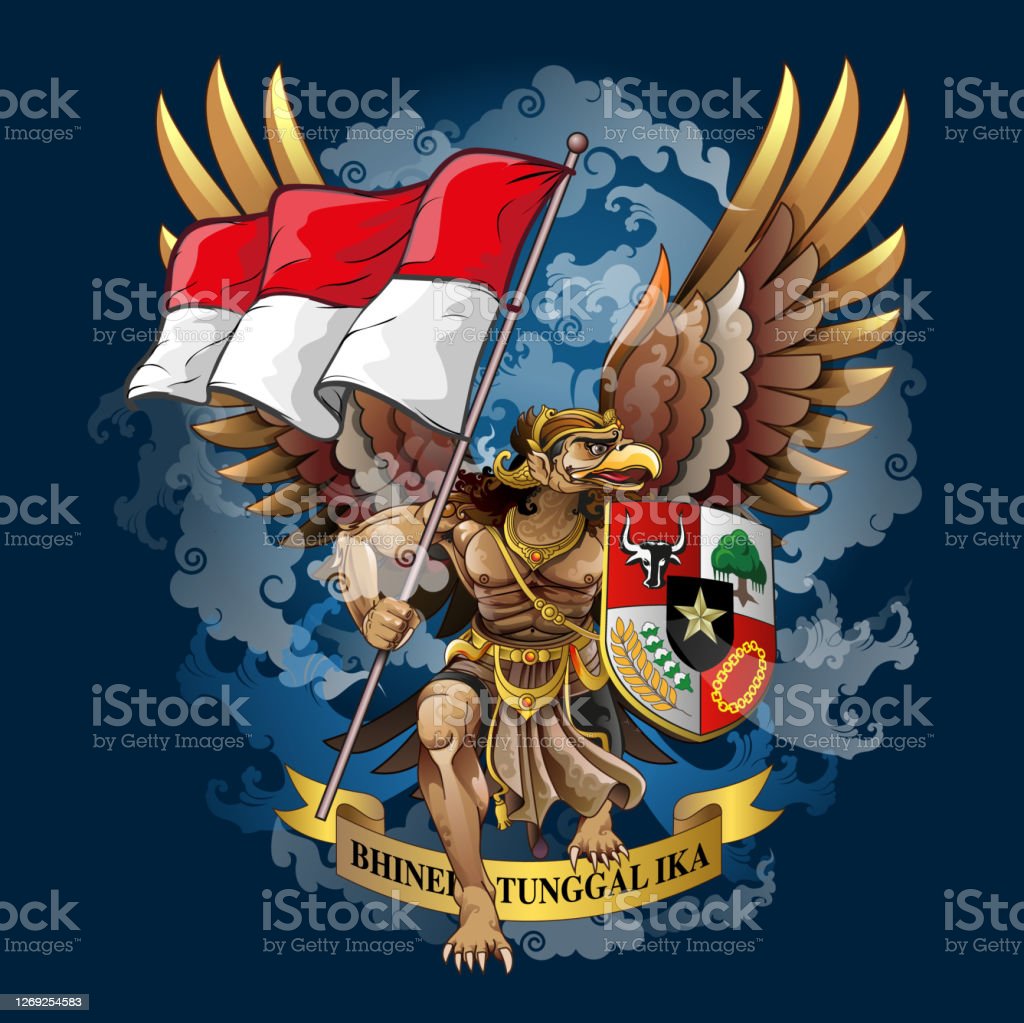 Detail Design Garuda Vector Nomer 40