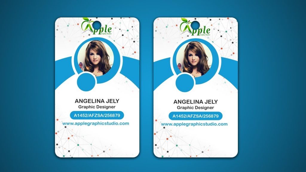 Detail Design Id Card Corel Nomer 12