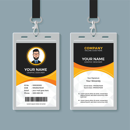 Detail Design Id Card Corel Nomer 51