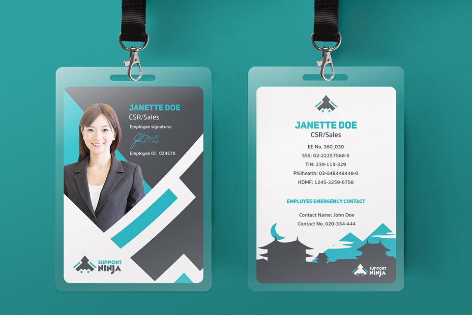 Detail Design Id Card Keren Nomer 55