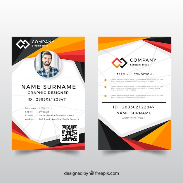 Detail Design Id Card Png Nomer 31