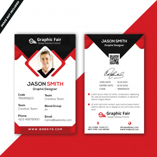 Detail Design Id Card Png Nomer 9