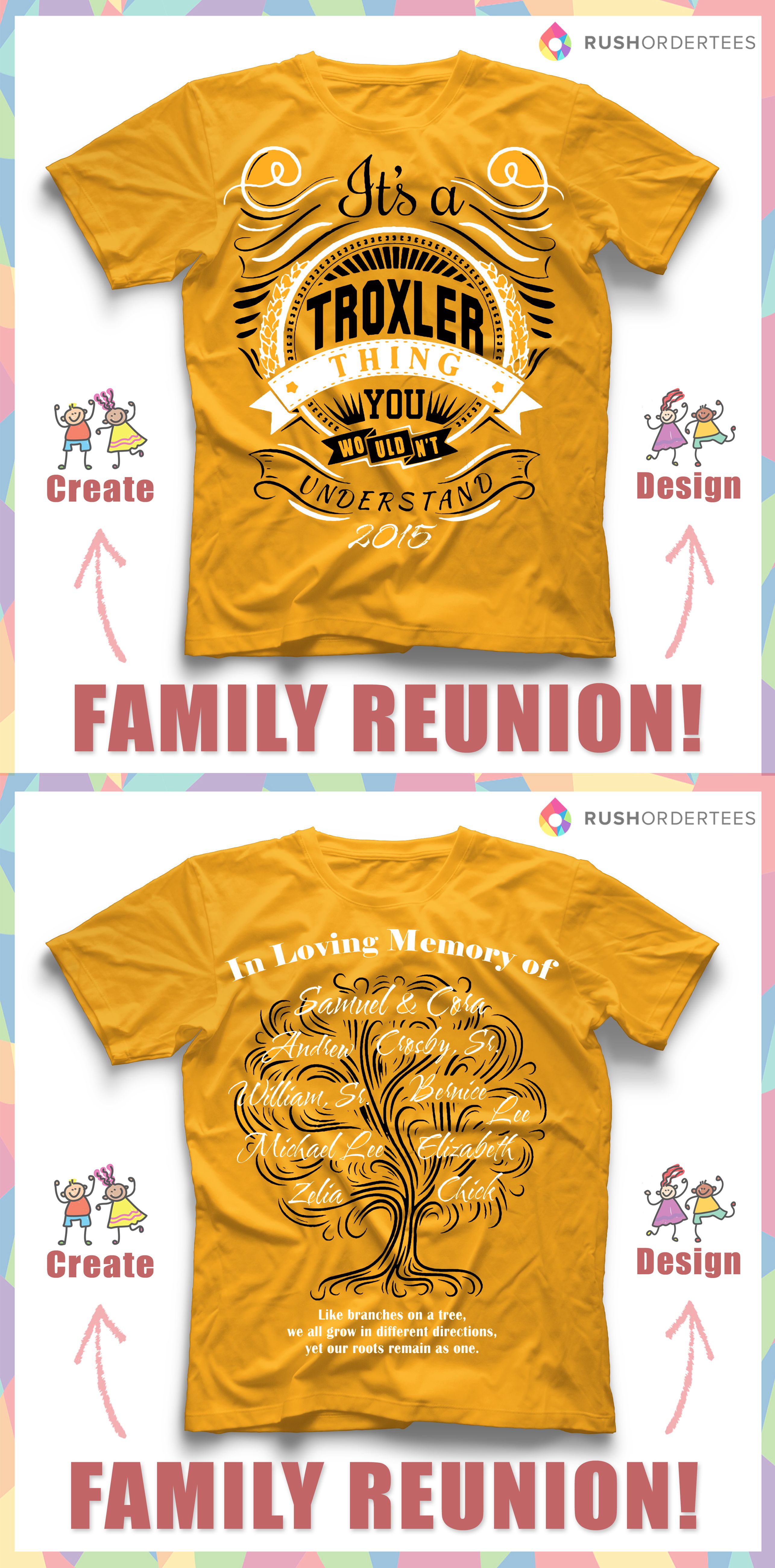 Detail Design Kaos Family Gathering Nomer 11