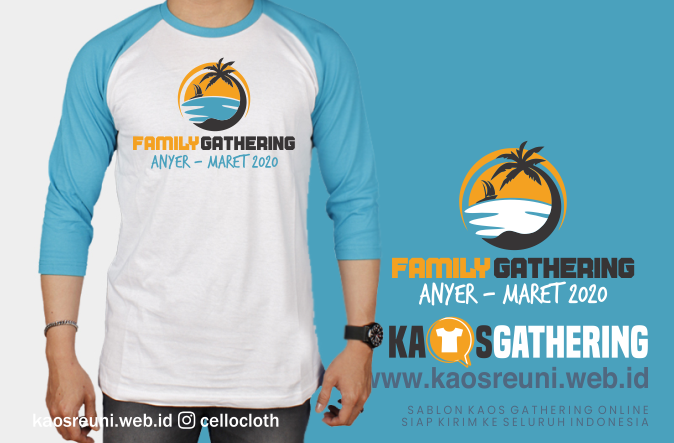 Detail Design Kaos Family Gathering Nomer 24