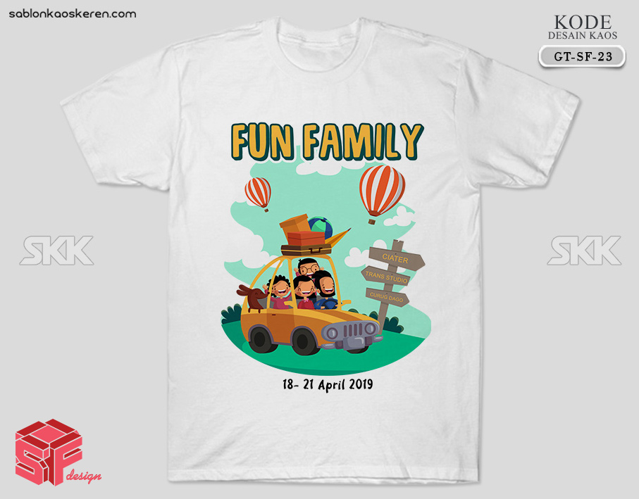 Detail Design Kaos Family Gathering Nomer 4