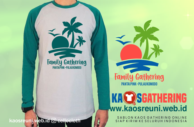 Detail Design Kaos Family Gathering Nomer 33