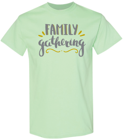 Detail Design Kaos Family Gathering Nomer 35