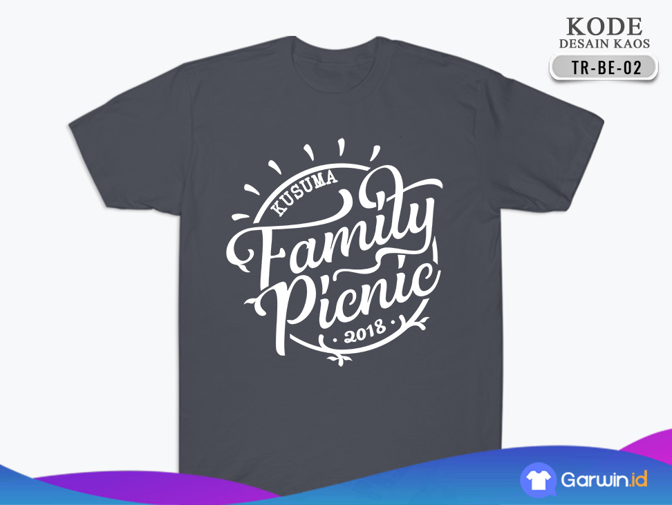 Detail Design Kaos Family Gathering Nomer 36