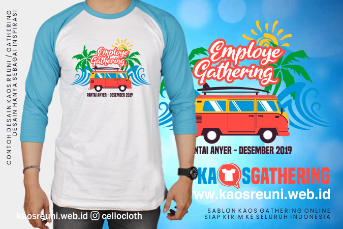 Detail Design Kaos Family Gathering Nomer 44