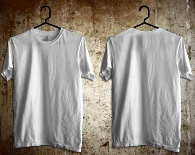 Detail Design Kaos Polos Putih Nomer 15