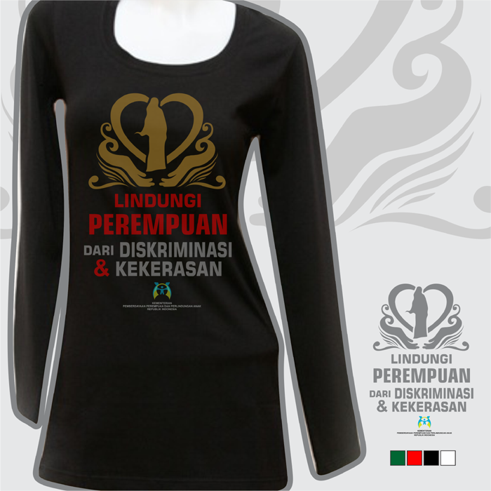 Detail Design Kaos Wanita Nomer 45