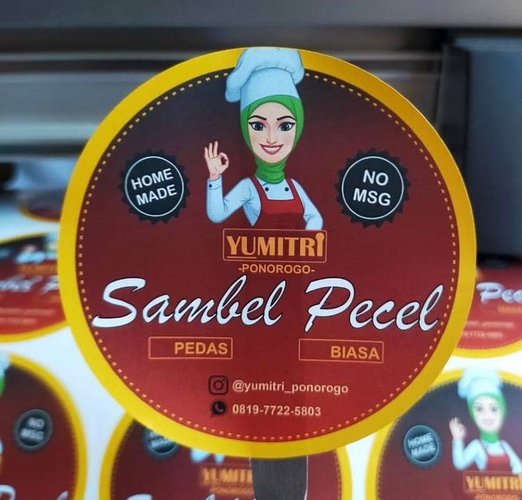 Detail Design Label Makanan Nomer 32