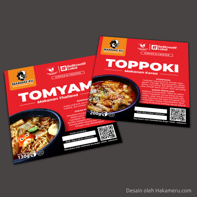 Detail Design Label Makanan Nomer 45