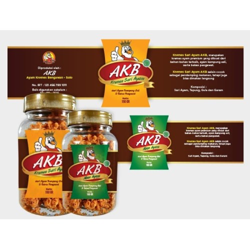 Detail Design Label Makanan Nomer 46