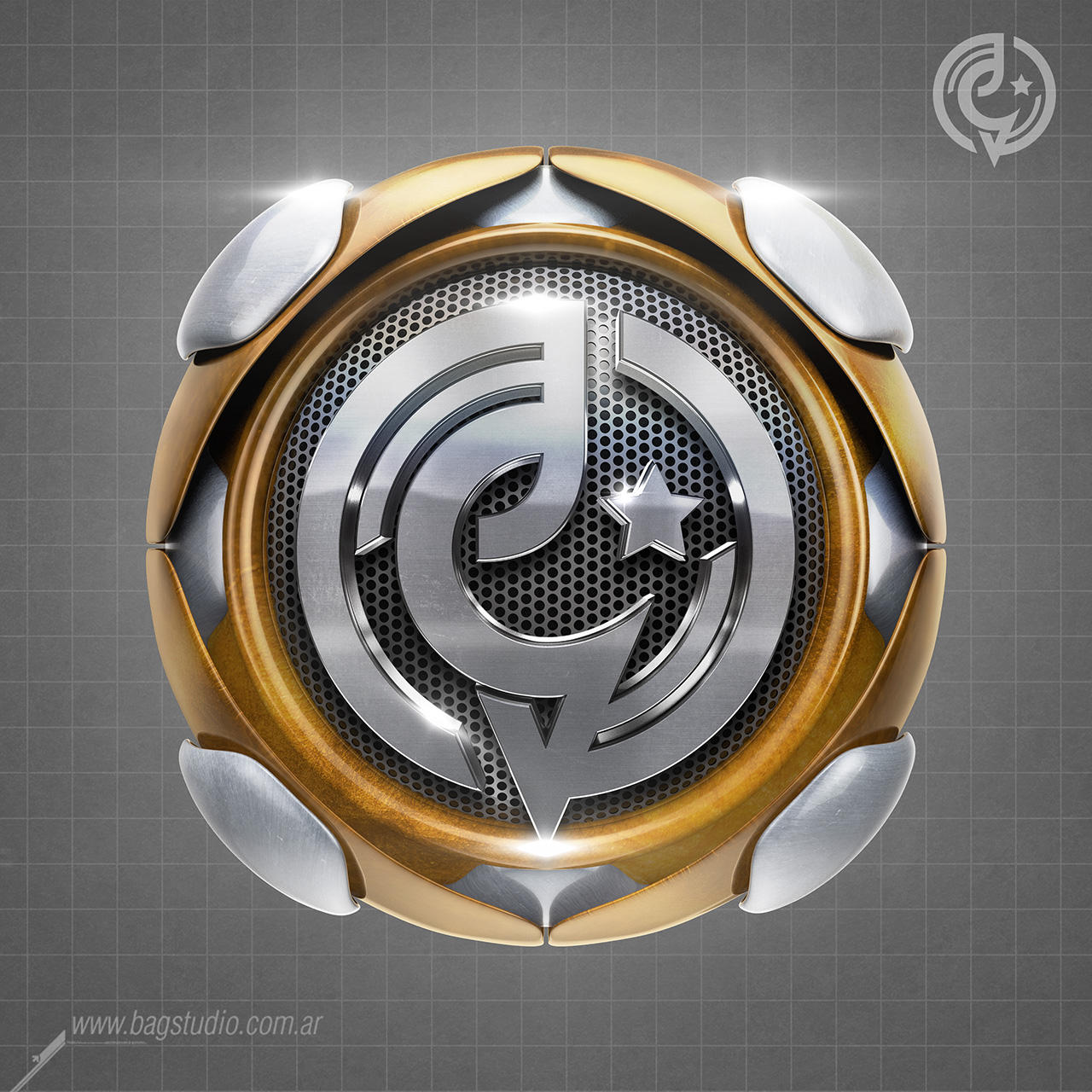 Detail Design Logo 3d Nomer 8