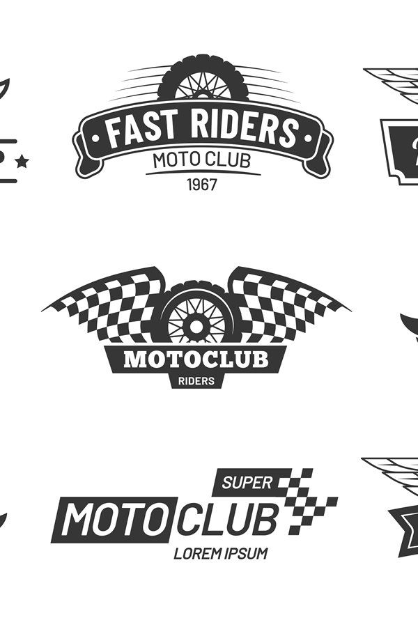 Detail Design Logo Club Motor Nomer 25