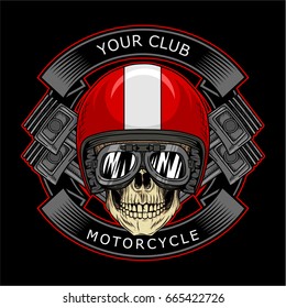 Detail Design Logo Club Motor Nomer 55