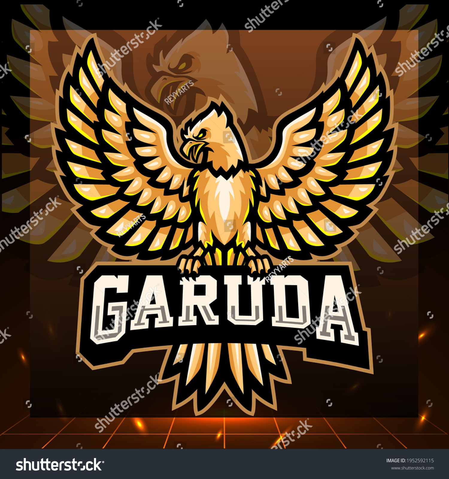 Detail Design Logo Garuda Nomer 13