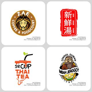 Design Logo Minuman - KibrisPDR