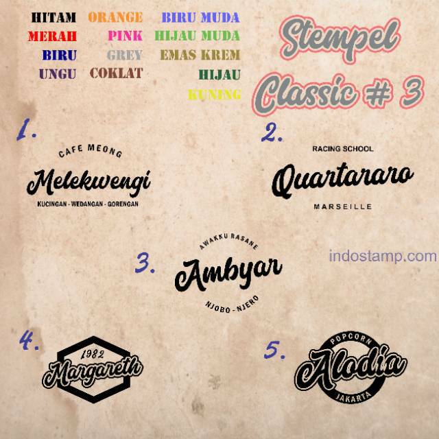 Detail Design Logo Nama Nomer 19