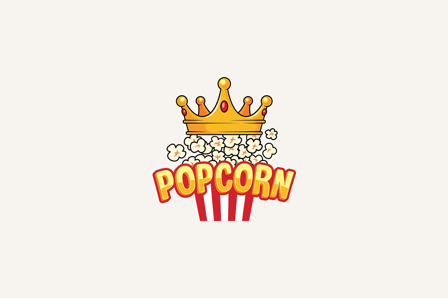 Detail Design Logo Popcorn Nomer 5