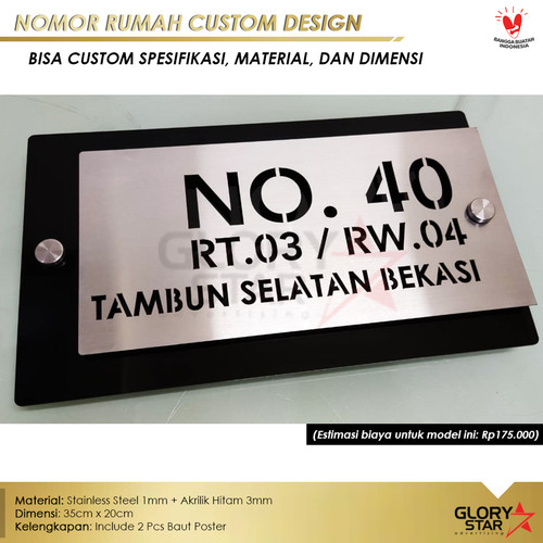 Detail Design No Rumah Nomer 55