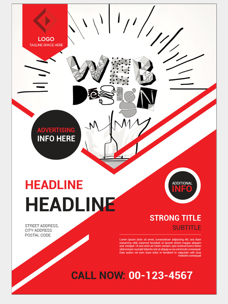 Detail Design Pamflet Keren Nomer 11