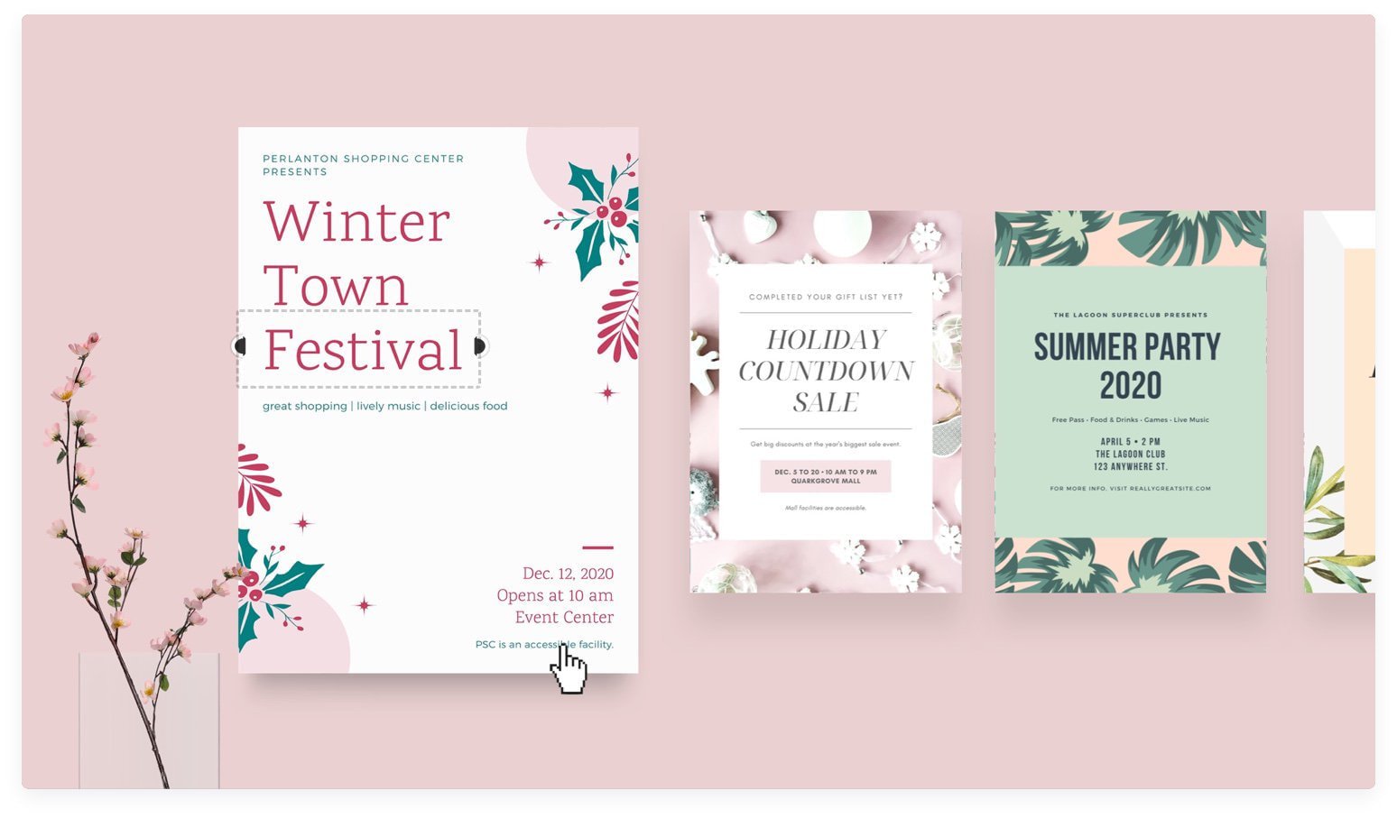 Detail Design Pamflet Keren Nomer 17