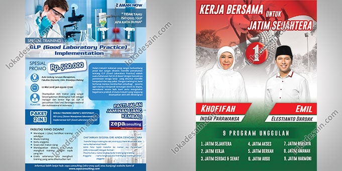 Detail Design Pamflet Keren Nomer 52
