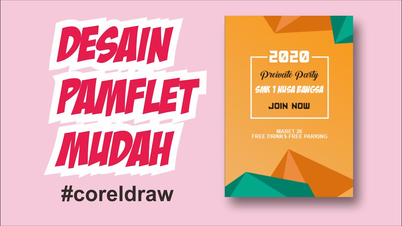 Detail Design Pamflet Keren Nomer 57