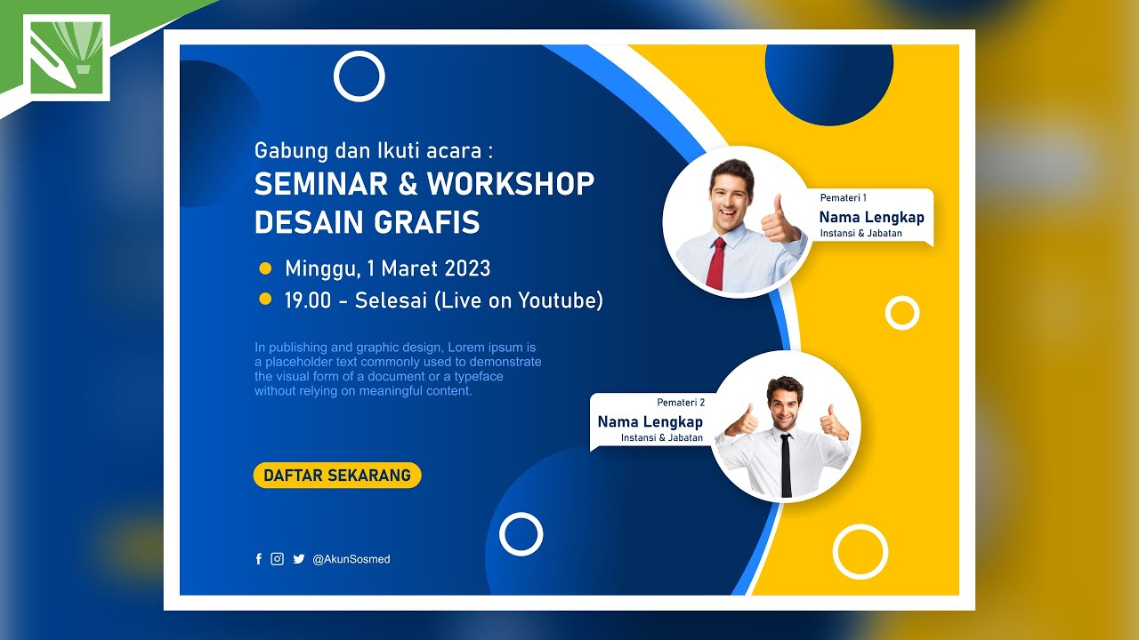 Detail Design Pamflet Keren Nomer 58