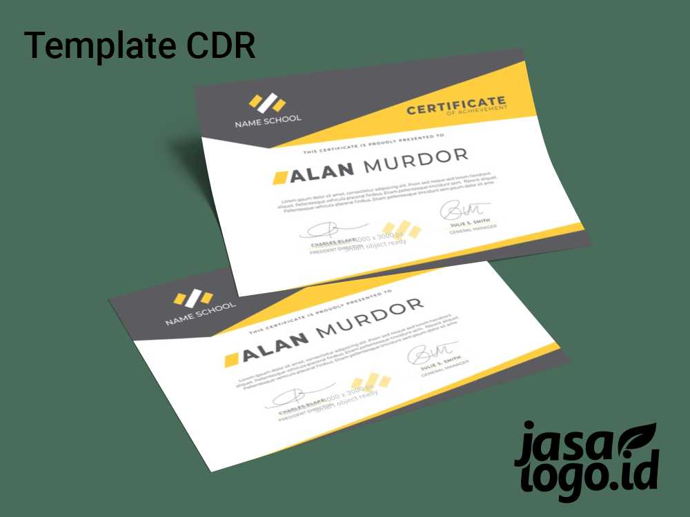 Detail Design Sertifikat Keren Nomer 37