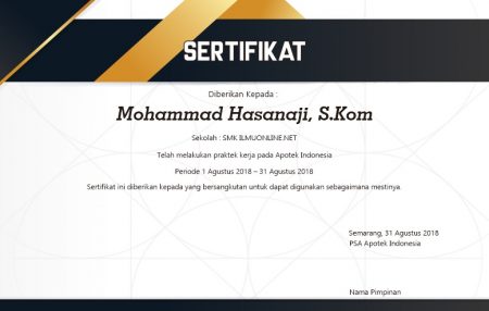 Detail Design Sertifikat Keren Nomer 47