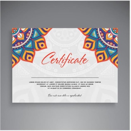 Detail Design Sertifikat Keren Nomer 48
