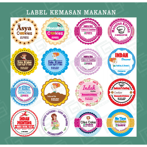 Detail Design Sticker Label Makanan Nomer 12