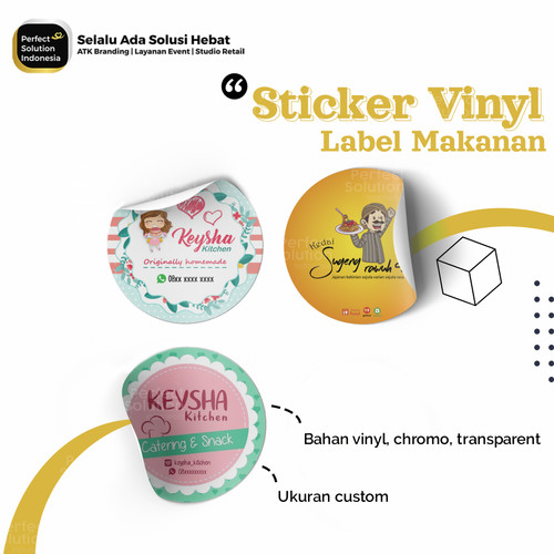 Detail Design Sticker Label Makanan Nomer 39