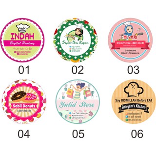 Detail Design Sticker Label Makanan Nomer 45