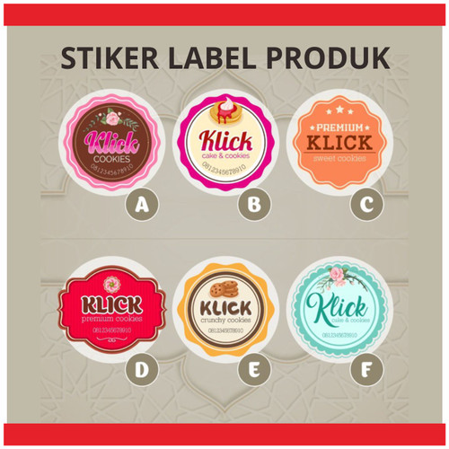 Detail Design Sticker Label Makanan Nomer 7