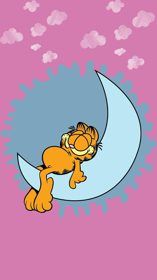 Detail Garfield Sleeping Nomer 11