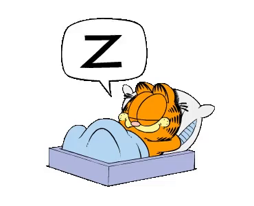 Detail Garfield Sleeping Nomer 3