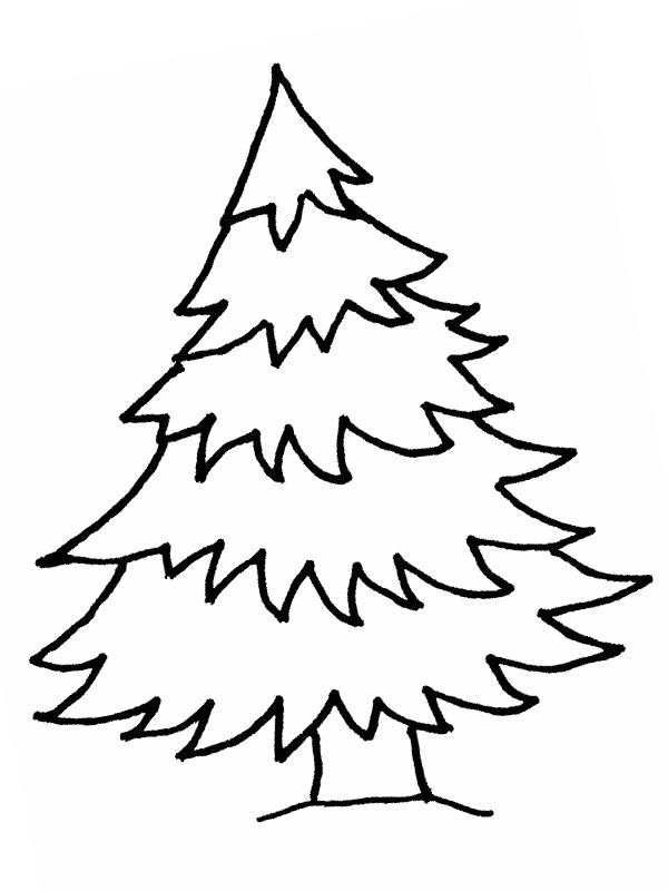 Detail Weihnachtsbaum Malvorlage Nomer 19