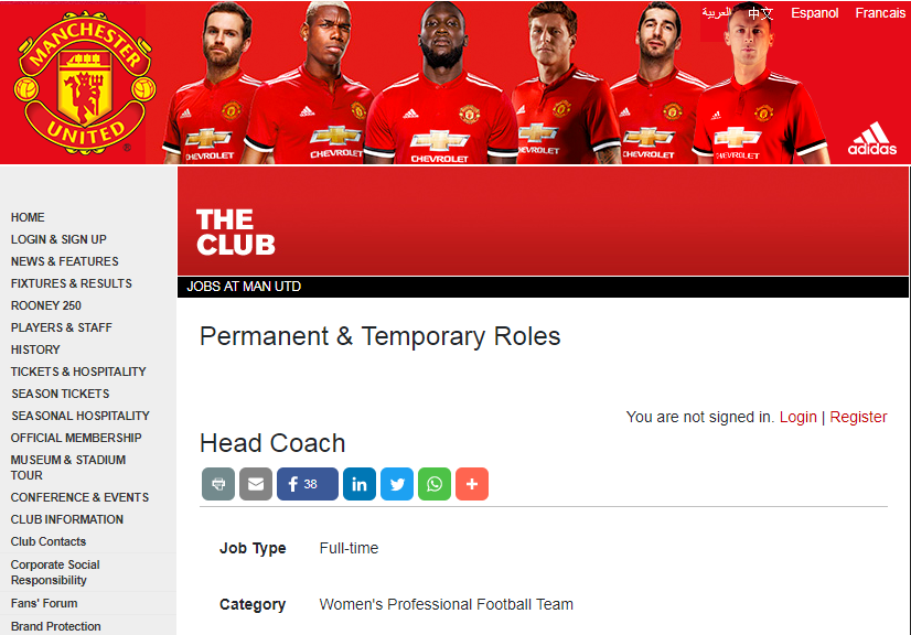 Detail Manchester United Official Site Nomer 45