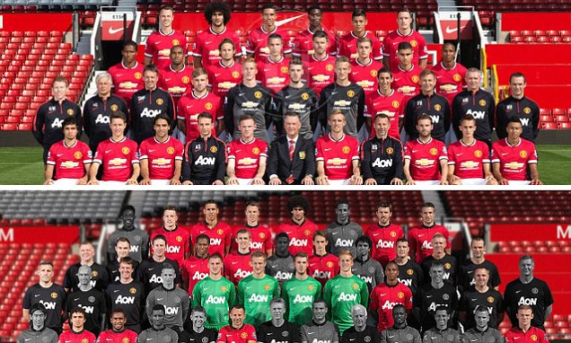 Detail Manchester United Team Photograph Nomer 26