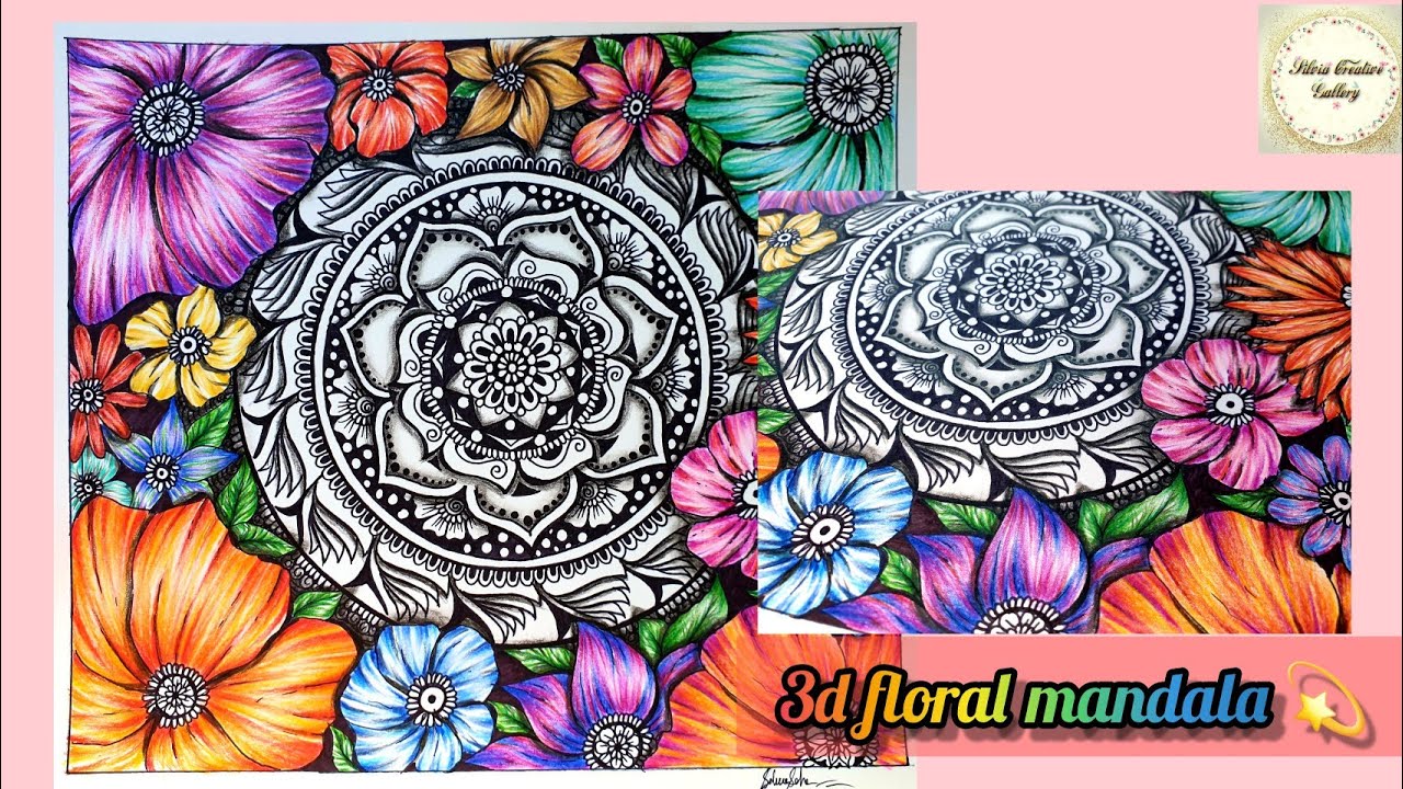 Detail Mandala Art Berwarna Nomer 24