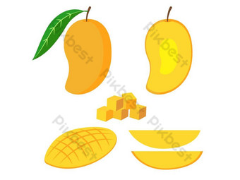 Detail Mangga Vector Png Nomer 25