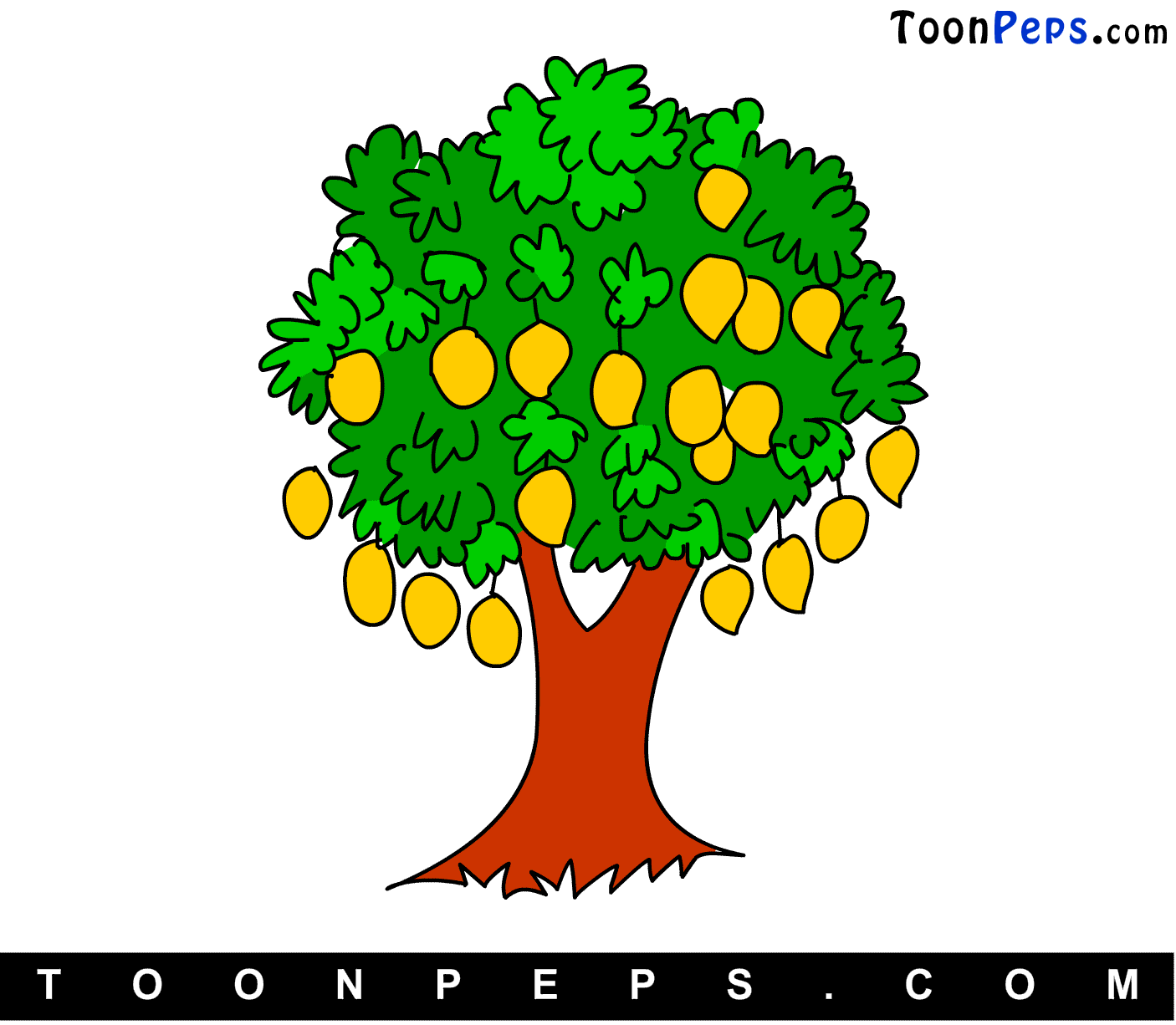 Detail Mango Tree Clipart Nomer 2